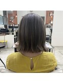 松山市/20代/30代/40代/ハイライト×パツっとボブ