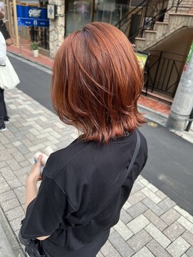 アソビセカンド 原宿(ASOBI 2nd) 前髪/マチルダボブ/ピンクベージュ/インナーグレージュ/表参道