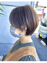 ハピネス クローバー 学園前店(Happiness CLOVER)&nbsp;大人かわいい☆ショート/小顔/ショートボブ/レイヤー/白髪/前髪