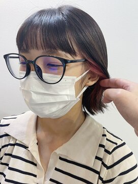 グーフィートーキョー 銀座(Goofy Tokyo) 【Goofy銀座】イヤリングカラー/コーラルピンク/インナーカラー