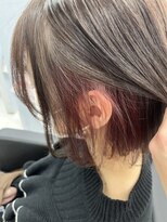 アオアクア バイ グルグル 小岩店(ao akua by GULGUL)&nbsp;レッド×インナーカラー