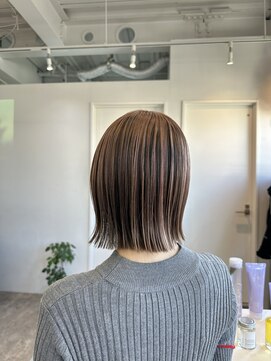 ロカ 表参道(loka) イメチェン/切りっぱなしボブ［表参道/髪質改善/ハイライト］