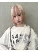 ピンク×ベージュ