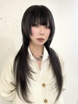 ジーナ オモテサンドウ(XENA)&nbsp;シールエクステ×ロングウルフ×表参道エクステ