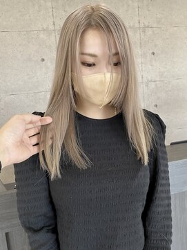 ウル 岡山駅店(ULu.) 髪質改善ハイトーンバレイヤージュミルクティーブリーチ岡山倉敷