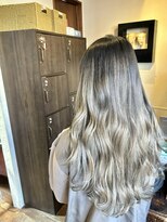 ジュジュル 稲毛本店(jujur)&nbsp;グレージュカラー/ボブウルフ/ココアベージュ