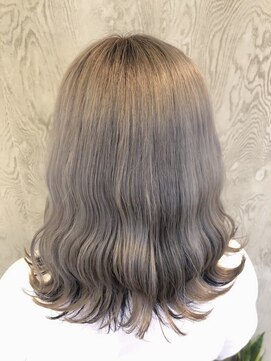 グランデュール 藤枝店(GRANDEUR) ミルクティーベージュダブルカラーインナーカラーケアブリーチ