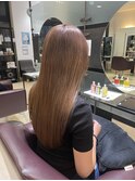ミルクティーベージュダブルカラーインナーカラーケアブリーチ