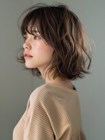 アルトリスト(Altruist Aging×HAIR&SPA)&nbsp;★ダークアッシュ大人ガーリーボブ着物ミディアムレイヤーカット