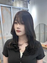 イオエ 梅田(ioe) ダブルカラー/大人ボブ/黒髪スタイル/髪質改善/縮毛矯正