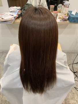 カキーン(cakeen) ツヤ髪ストレート＊髪質改善愛されショコラブラウン20代30代