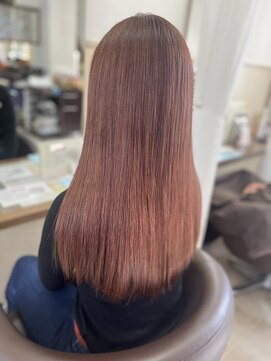 コアフィールフィス(COIFFURE fils) 《見附　今町》M3D ピンクカラー　スーパーロング