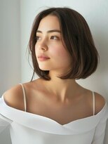 フラウ 柳沢店&nbsp;黒髪/ボブルフ/ネビージュ/小顔/ワンレン/柳沢/髪質改善/前髪