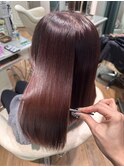 自然なストレートに♪