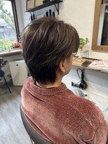 ペアツリー(Pear tree)&nbsp;メンズショート ハイライト　グレージュ