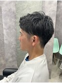2ブロック×アップバング【中野美容室/Men's/メンズカット】