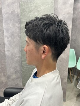 バディ 中野駅前店(BUDDY) 2ブロック×アップバング【中野美容室/Men's/メンズカット】