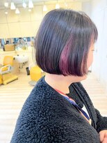 モリオ フロム ロンドン 成増店&nbsp;【morio成増 セリザワ】ミニボブ インナーカラー