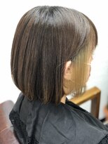 アトリエナガノ(atelier nagano) ショートボブ/ニュアンスカラー/センターパート/ブルージュ