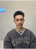 メンズスパイキーショート