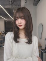 ジョエミバイアンアミ(joemi by Un ami) レイヤーカット/ハッシュカット/オリーブグレージュ