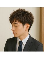 スープレックス ヘアーデザイン(SOUPREX HAIR DESIGN)&nbsp;メンズビジネススタイル　ニュアンスパーマ　20代 30代 40代