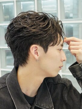 フィフス 原宿(fifth) センターパートニュアンスパーマ韓国シャドウフェザーパーマ30代