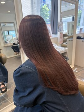 バサ 高田馬場店(BASSA) □暖色カラー×縮毛矯正□【高田馬場/髪質改善】