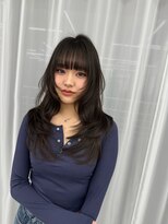 アマトウキョウスマートサロン(AMA TOKYO×Smart Salon) 韓国ヘア 2wayバング レイヤーカット くびれヘア 顔周り