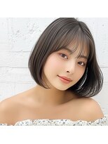 モンド ヘアクリエーション 和田店(monde hair creation)&nbsp;【monde】ぷつっとボブ×切りっぱなしボブ×シースルーバング