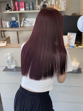 ジュイル ハラジュク(JEWIL HARAJUKU) 10代20代30代ブリーチなしボルドーカラー