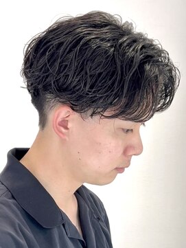 オーシャントーキョー 仙台(OCEAN TOKYO) シャドウニュアンスパーマツーブロックショート仙台