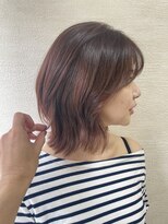 エクラート リラ 立川店(ECLART lilas.)&nbsp;ボブレイヤー×ピンクベージュ