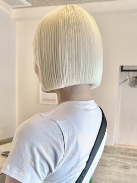 ザスリック 代官山(THE SLICK) ボブ/ブリーチ/ケアブリーチ/ダブルカラー/ハイトーン/ベージュ