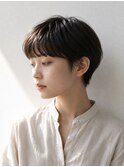 マッシュショート・ニュアンスパーマ・ショートヘア・銀座