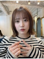 ロンドアベニール 北千住(Lond avenir)&nbsp;くびれレイヤー/オリーブベージュ/顔周り/シースルー/北千住