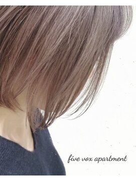 ファイブボックスヘアー 広島(five vox hair) ラベンダーグレージュ