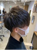 ナチュラル束感マッシュ