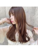 韓国風似合わせカット×こっくりピンクカラー