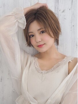 リアイス(Re:ICE) ミニウルフ/くすみブルー/流れるレイヤー/インナーハイライト