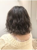 低温デジタルパーマで作るくるくるボブパーマ
