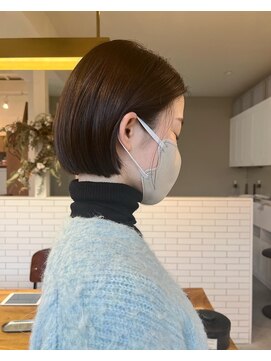 シエサロン(SHE SALON) アゴラインボブ.オリーブベージュ