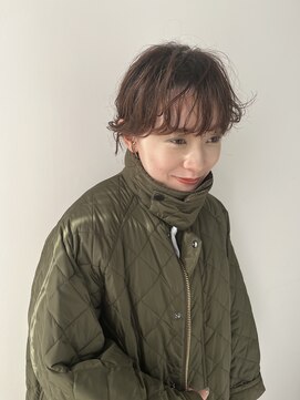 シスタ(SISTA) ショートパーマ×ニュアンスパーマ×ベージュカラー