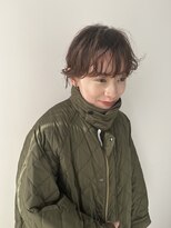 シスタ(SISTA) ショートパーマ×ニュアンスパーマ×ベージュカラー