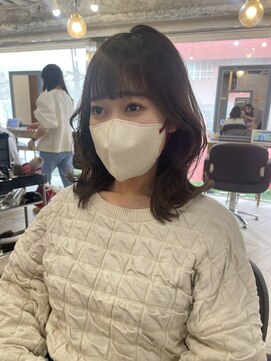 アリスバイアフロート 自由が丘(ALICe by AFLOAT) くびれカット＋ぱつっとバング