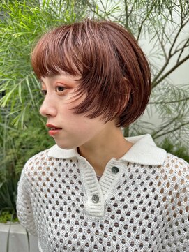 ソルトウォーター(SALT WATER) マッシュショート　顔まわりカット