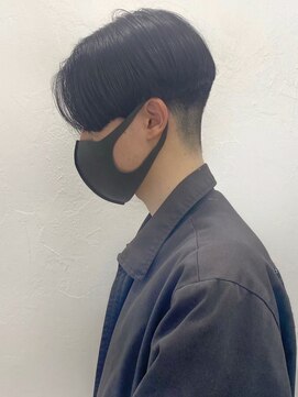 ロイ 南青山 表参道(ROI) メンズニュアンスパーマセンターパートメンズスパイラルパーマ