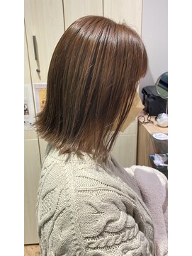 カシータフロル 守山(Casita flor) 外はね/マッドベージュ/20代/30代/40代