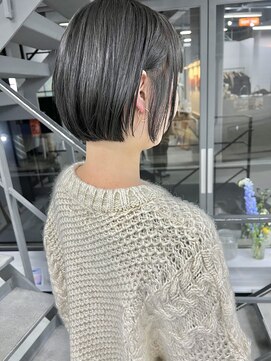 ヘアー アイス 御器所本店(HAIR ICI) 小顔補正立体カット×ナチュラル丸みボブ 10代20代30代40代50代