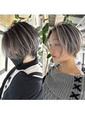 バレイヤージュ/ショートカット